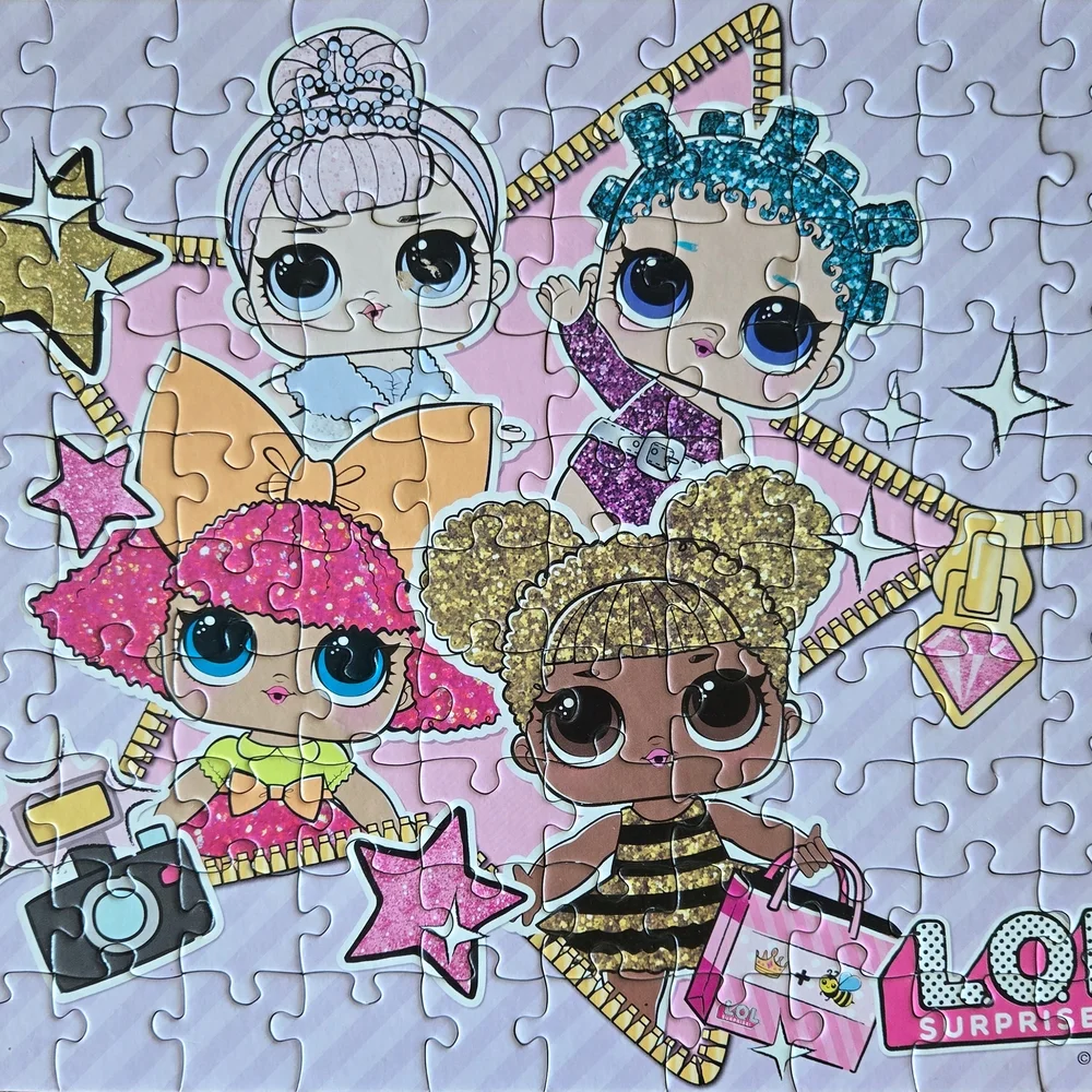 LOL Surprise! Kids Puzzle 100 Pieces Bundle Of 8 Puzzles